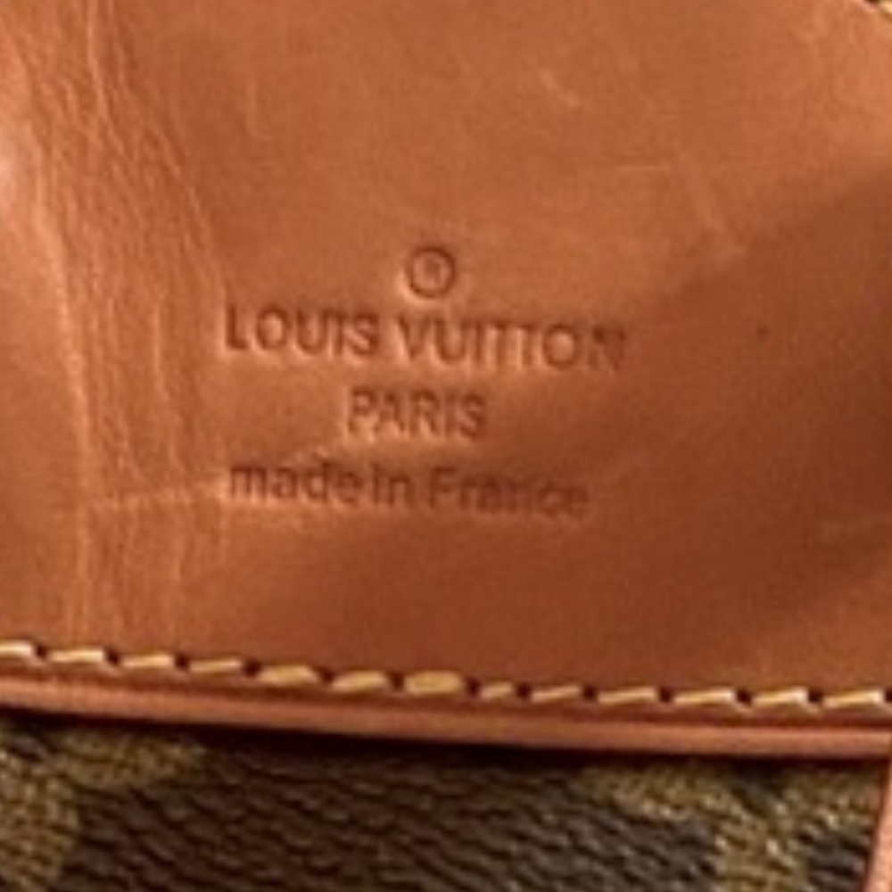 Louis Vuitton Monogram Canvas Backpack with Tan Trim - Picture 7 of 7